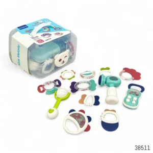 Newborn 12 Pcs Gifts Box Infant Teething Toy Baby Rattle Bell